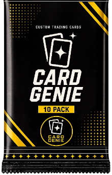 A sealed Card Genie 10-pack
